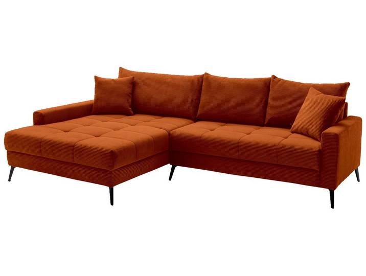 Hom´in Ecksofa SOFIA, orange, Cord