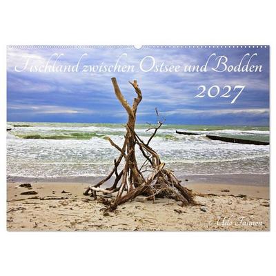 Fischland zwischen Ostsee und Bodden (Wandkalender 2027 DIN A2 quer), CALVENDO Monatskalender