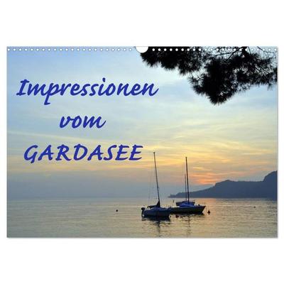 Impressionen vom Gardasee (Wandkalender 2027 DIN A3 quer), CALVENDO Monatskalender