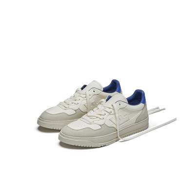 Sneaker FLAMINGOS LIFE "VENTURA", Damen, Gr. 38, weiß (weiß indigo), Textil, Schuhe Sneaker