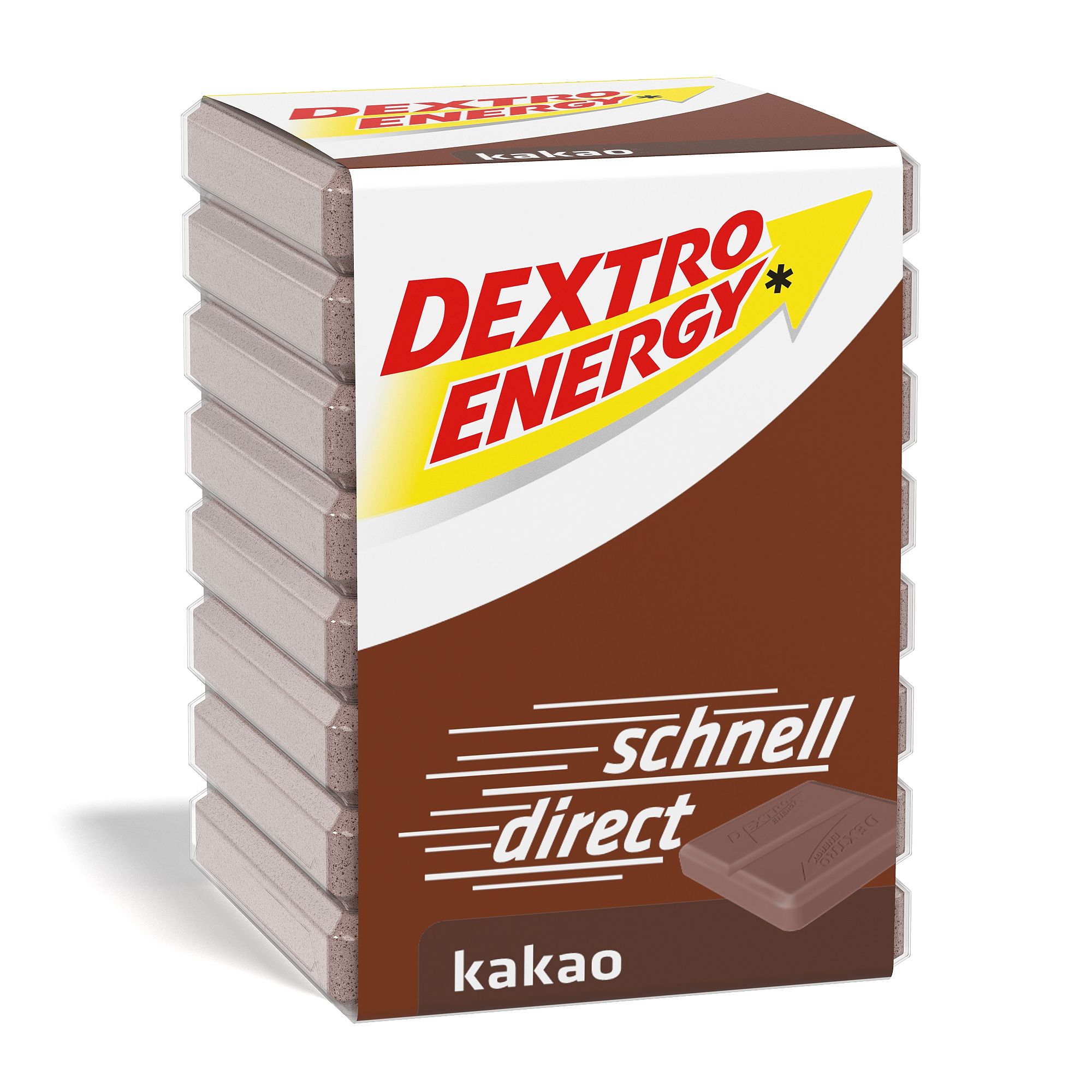 Dextro Energy Kakao Viererpack 4x46 g Täfelchen