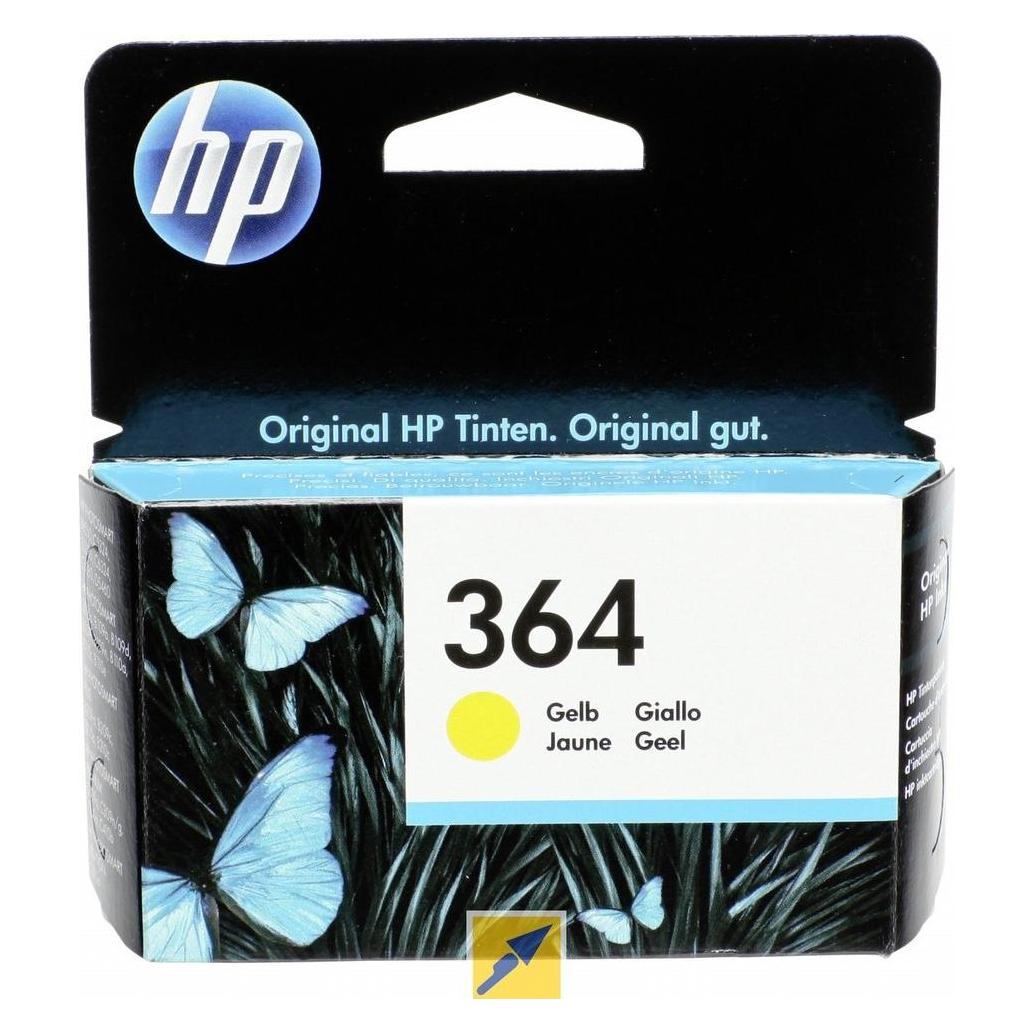 HP 364 - Gelb - Original - Tintenpatrone - für Deskjet 35XX (Y) (CB320EE#ABE)