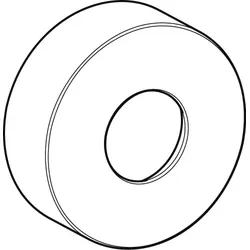 Ideal Standard Rosetten-Set, Chrom B961058AA