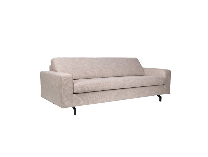 2-Sitzer Loungesofa Zuiver Jean, 204.0 x 90.0 cm, Beige, Neu, Eleganz & Komfort - Ideal für entspannte Stunden