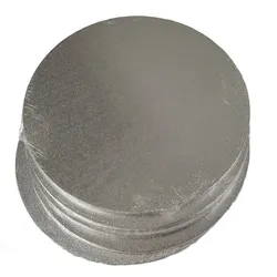 cakeX 5x Cakeboards 35cm 12mm Stärke silber
