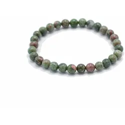 Gemstone Manifestation Bracelet - Green Jasper - Growth