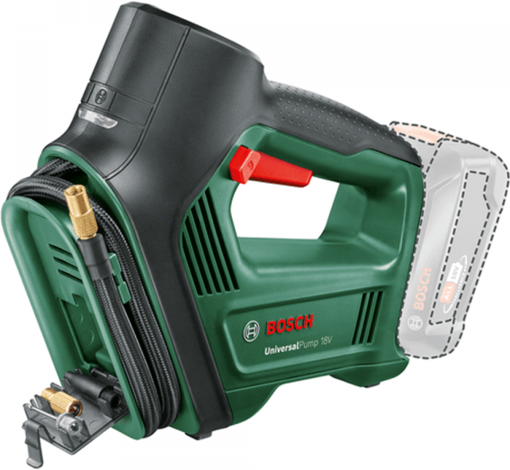 Bosch Universal Pump - Compressore aria a batteria - SENZA BATTERIE E CARICABATTERIE