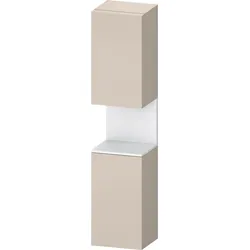 Duravit Collection One Hochschrank, Türanschlag links, 400x360x1760mm, Nische Weiß Matt, QA1346L18830000, Farbe: taupe supermatt