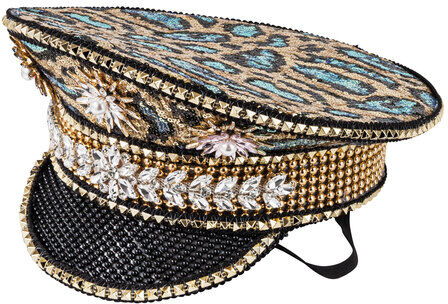 Schildmütze "Leopard", braun/bunt