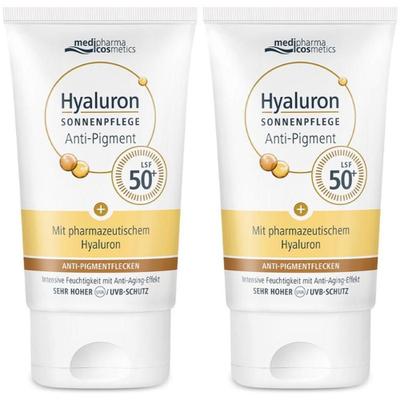 Hyaluron Sonnenpflege Ges.Anti-Pig.&Anti-Age Lsf50 2x 2x50 ml Creme