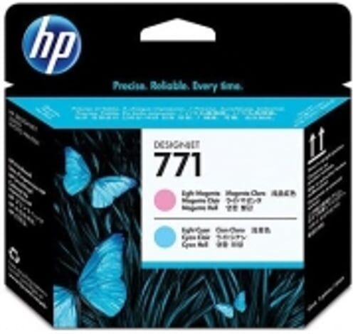 HP 771 (CE019A) cabezal de impresión magenta claro + cian claro