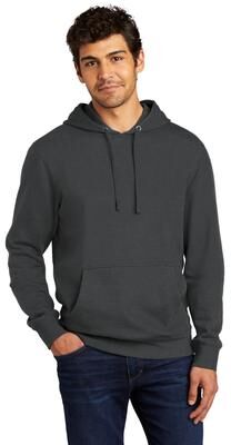 District DT6100 V.I.T. Fleece Hoodie in Charcoal size 5XL   Cotton/Polyester Blend