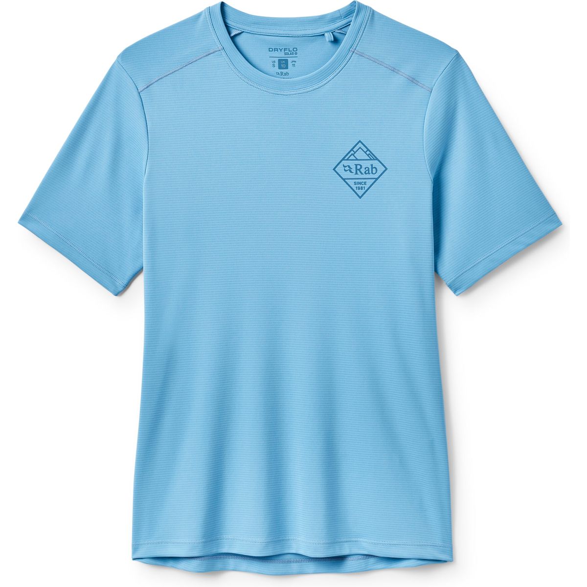 Rab Force Stamp Tee Wmns bluebird (BBD) 12 QCC-49-BBD-12