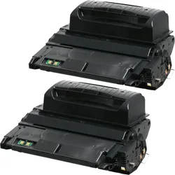2 Kompatible Toner ersetzt HP Q5942XD 42X Doppelpack schwarz