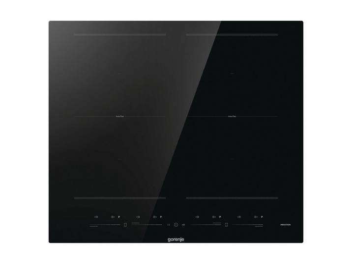 GORENJE Flex-Induktions-Kochfeld GI 6442 BSCE, AreaFlex verbindet Kochzonen für gleichmäßiges Garen in großen Töpfen.