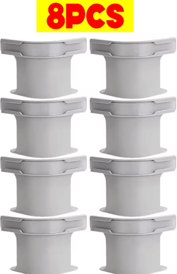 Inspire Curations Invisible Bed Sheet Clips Non Slip Sheet Fasteners For Mattress And Quilt gray 8pcs