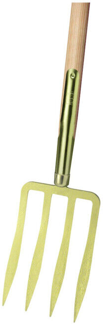 Fourche à bêcher version lourde avec 4 dents de lance Dents-L.280mm IDEAL (67010001)