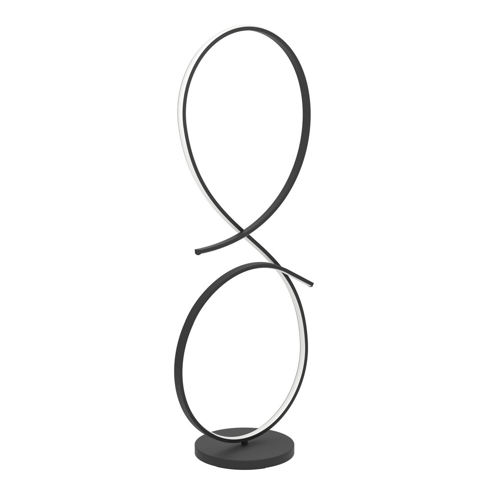 Eglo Serpins Moderne LED Vloerlamp - Zwart - Hoogte: 107 cm