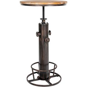 CLP Stehtisch Ruhr 202002835, kiefer, Ø 54 cm, höhenverstellbar, 91-108 x 54 cm (HxØ)