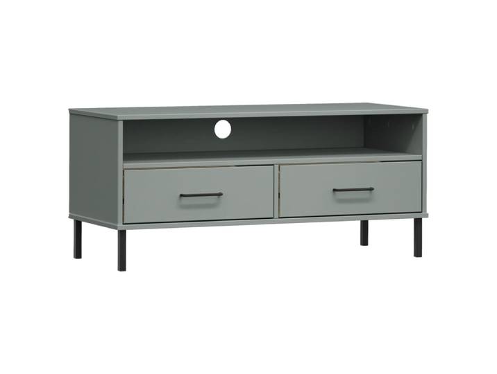 Meuble tv multimédia étagère 106 x 40 x 46 cm marron