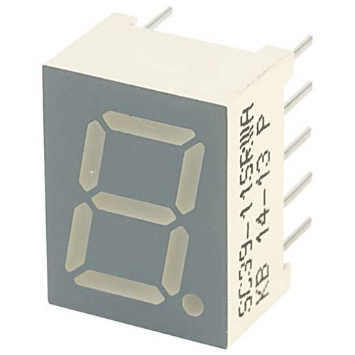 Kingbright 7-Segment-Anzeige Rot 1.85 V SC39-11SRWA