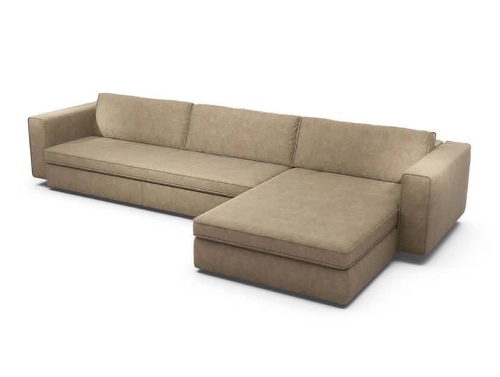 Ecksofa CLOUDY1, Sensoo, off-white, Textil