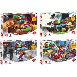Puzzle - Super Mario Odyssey - Puzzle 4er Set (4x 500 Teile)