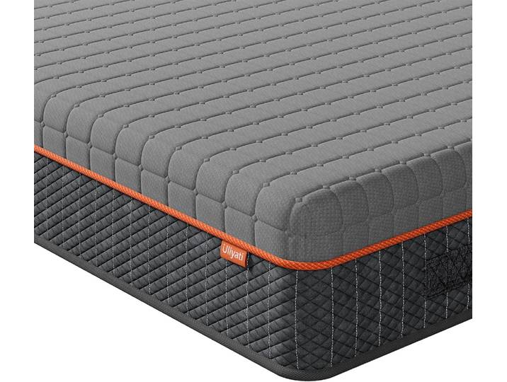 Matelas en mousse à mémoire de forme avec mousse confort pour soulager la pression, favoriser un sommeil frais et un soutien corporel, niveau de dureté 3-4