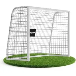 NEOLYMP Fußballtor für Garten Robustes Stadion-Tor aus Metall, Größe 180 x 120 cm in Schwarz Schwarz