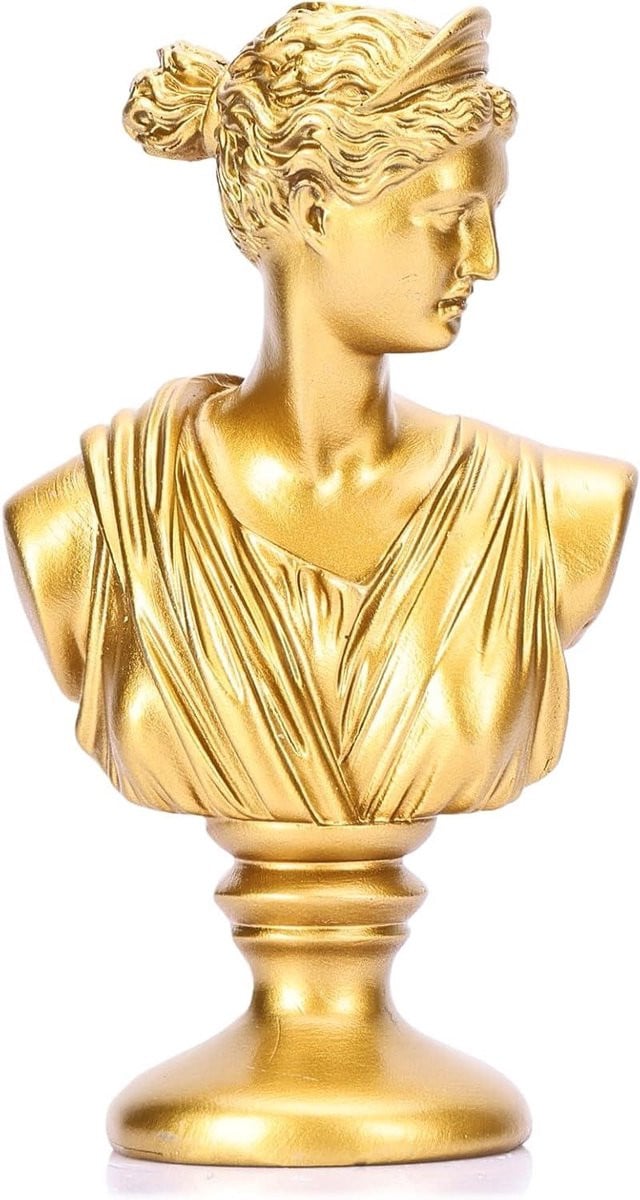 CSGoods Grieks standbeeld van Diana en Aphrodite - Klassieke Romeinse buste voor decoratie van de Griekse mythologie