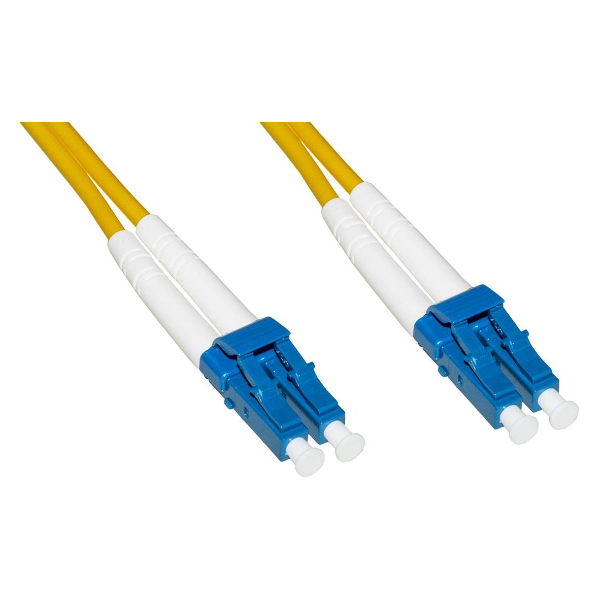 Link LKLCLC905B Glasfaserkabel 5 m LC OS2 Gelb (5 m) (LKLCLC905B)