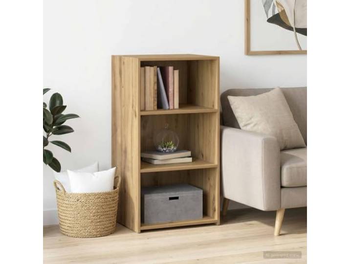 Jkghdrt Sideboard Artisan-Eiche 50x41x93 cm Holzwerkstoff mit Regalböden Holzwerkstoff, Regalböden, Bücher, Deko, Geräte, Wohnzimmer, modern