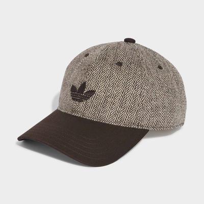 Baseball Cap ADIDAS ORIGINALS "ADIDAS ORIGINALS, TWEED", Damen, aurora coffee, clear braun, Obermaterial: 100% Baumwolle, Caps, im sportlichen Stil, für Erwachsene