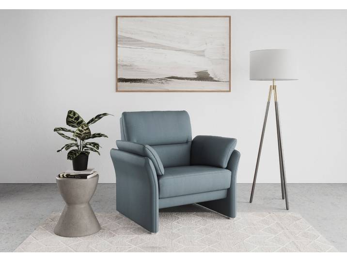 Sessel DOMO COLLECTION Pina elegant und zeitloser Clubsessel, bequemer Cocktailsessel , blau (petrol), B:99cm H:95cm T:88cm, Sessel, Sessel, Hoher Sitzkomfort, Luxus-Microfaser Lederoptik, petrol
