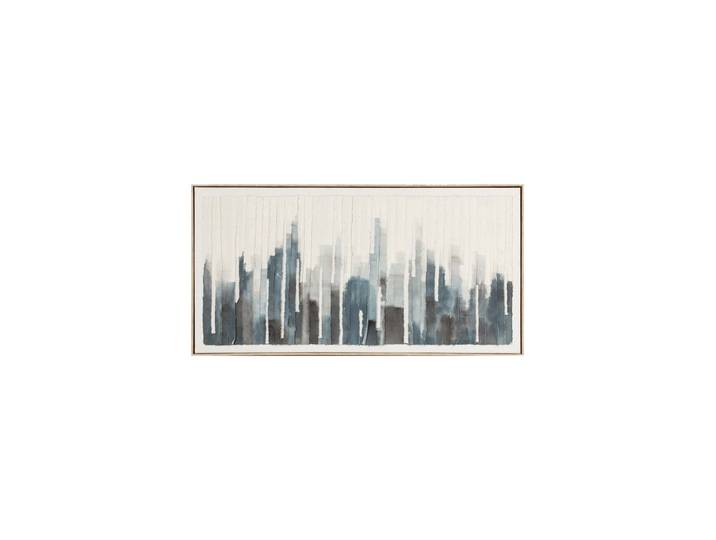 Handgemaltes, gerahmtes Bild „Blue Skyline“ 60 x 120 cm Multicolor Crea Collection
