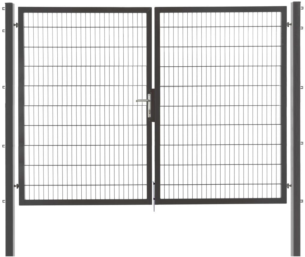 Floraworld Gartentor doppelflügelig Premium 300 x 200 cm anthrazit