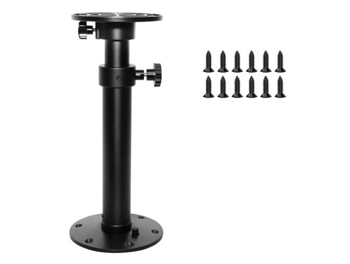 WJIAYAO klappbare haarnadel tischbeine Abnehmbares, verstellbares RV-Bein Höhe: 45–27 cm. Verstärkte Struktur for den Einsatz in Wohnmobilen und Booten(Black)