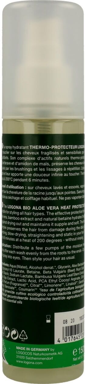 LOGONA Spray Hydratant Aloe 150 ml