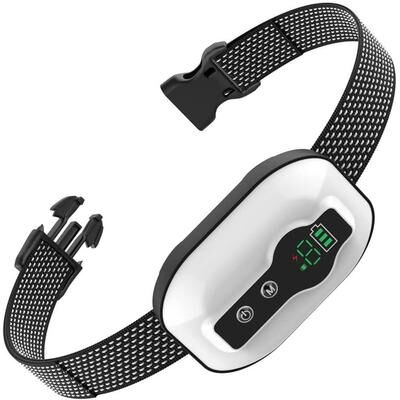 Inspired Deals Smart Anti Barking Dog Collar, Waterproof With Adjustable Sensitivity & 3 Training Modes white