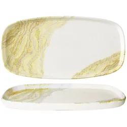 Churchill Tide Gold Platte Mit Steilrand 35 x 18,5cm