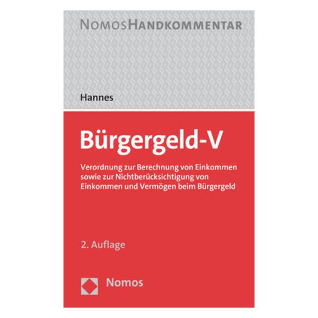 Nomos Bürgergeld-V (Deutsch, Hardcover, Miriam Hannes) (39032648)
