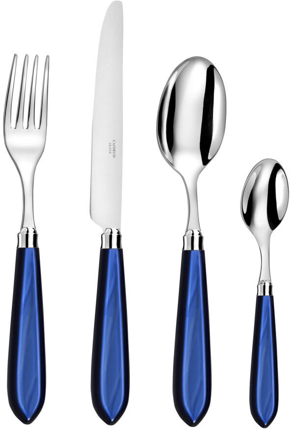 CAPDECO Owen 24 Piece Cutlery Set, Service for 6 Night Blue 24