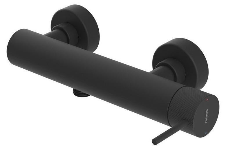 Sapho ULTRASAN Duscharmatur, Schwarz matt