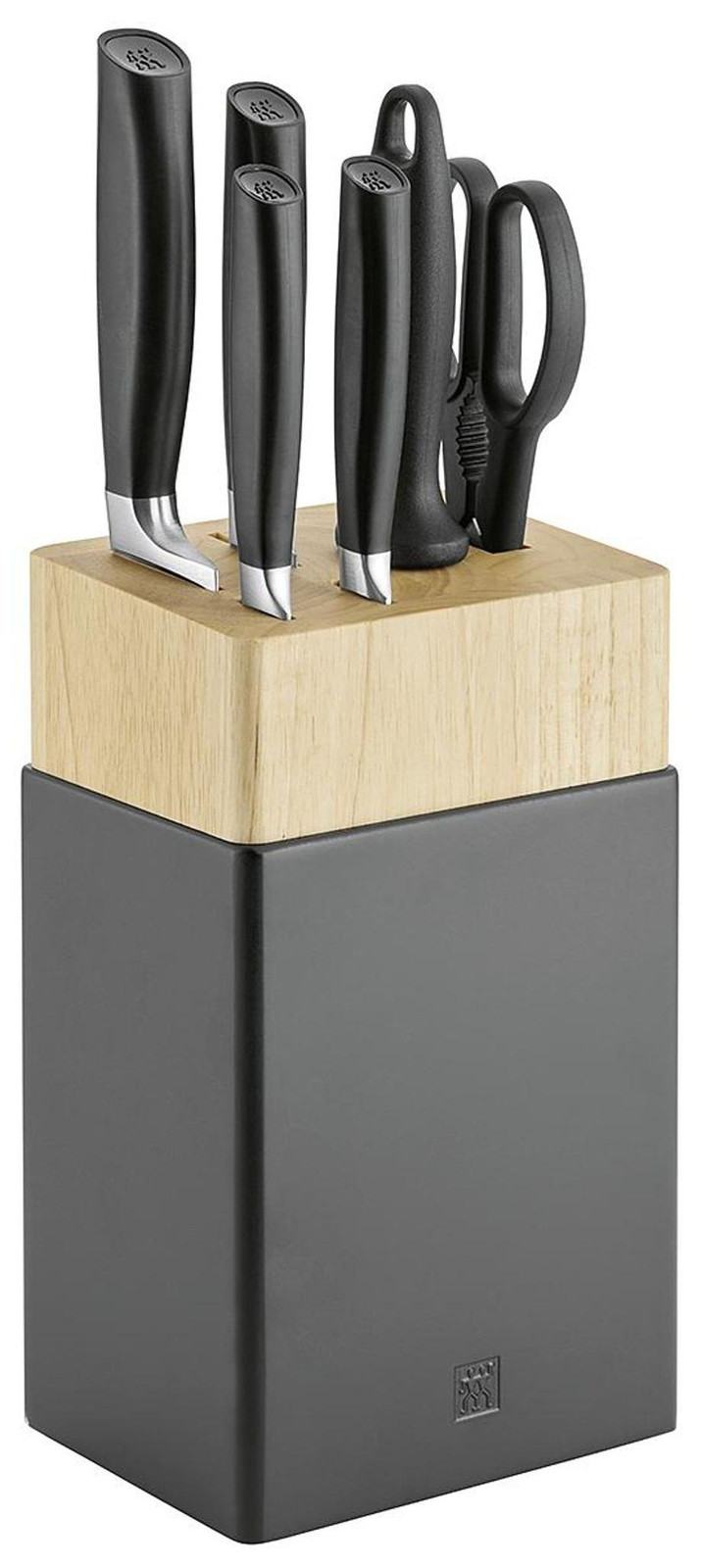 Zwilling All Star Messenset met Messenblok, 7-delig, Zwart
