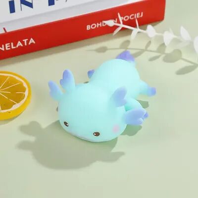 Modern Mode Marketplace Cute Axolotl Squishy Toy Slow Rebound Stress Relief Fidget Toy For Kids & Adults blue