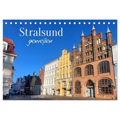 Stralsund genießen (Tischkalender 2026 DIN A5 quer), CALVENDO Monatskalender