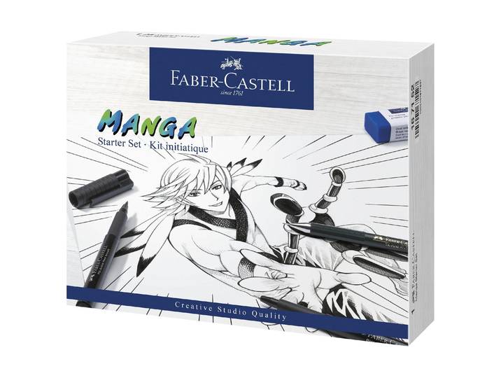 Bleistift FABER-CASTELL PITT Arti , schwarz, Stifte, Bleistift