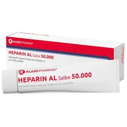 Heparin AL Salbe 50.000 bei Prellungen oder Blutergüssen