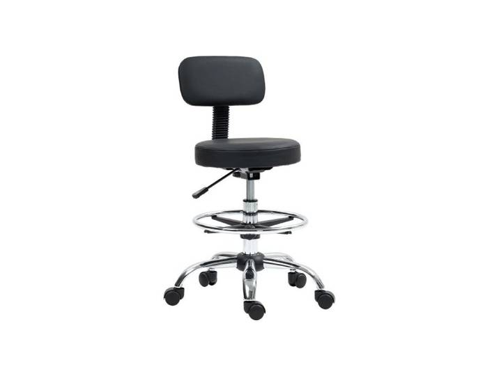 Chaise de bureau chaise de dessin ergonomique chaise dordinateur rglable en hauteur avec anneaux de pied chaise de CHAISE DE BUREAU
