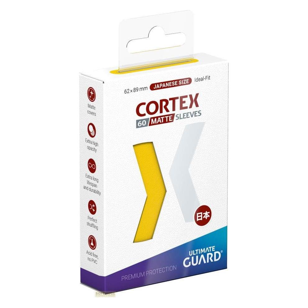 Ultimate Guard 60 pochettes Cortex Sleeves format japonais Matte Yellow (UGD011173)